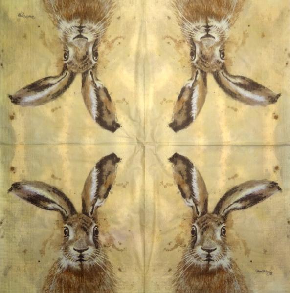 999.186 Hasen: natürliche - 3-lagig - Peter Rabbit 2005
